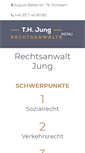 Mobile Screenshot of jung-rechtsanwalt.de
