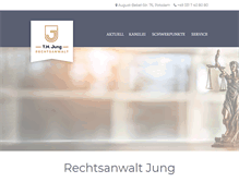Tablet Screenshot of jung-rechtsanwalt.de